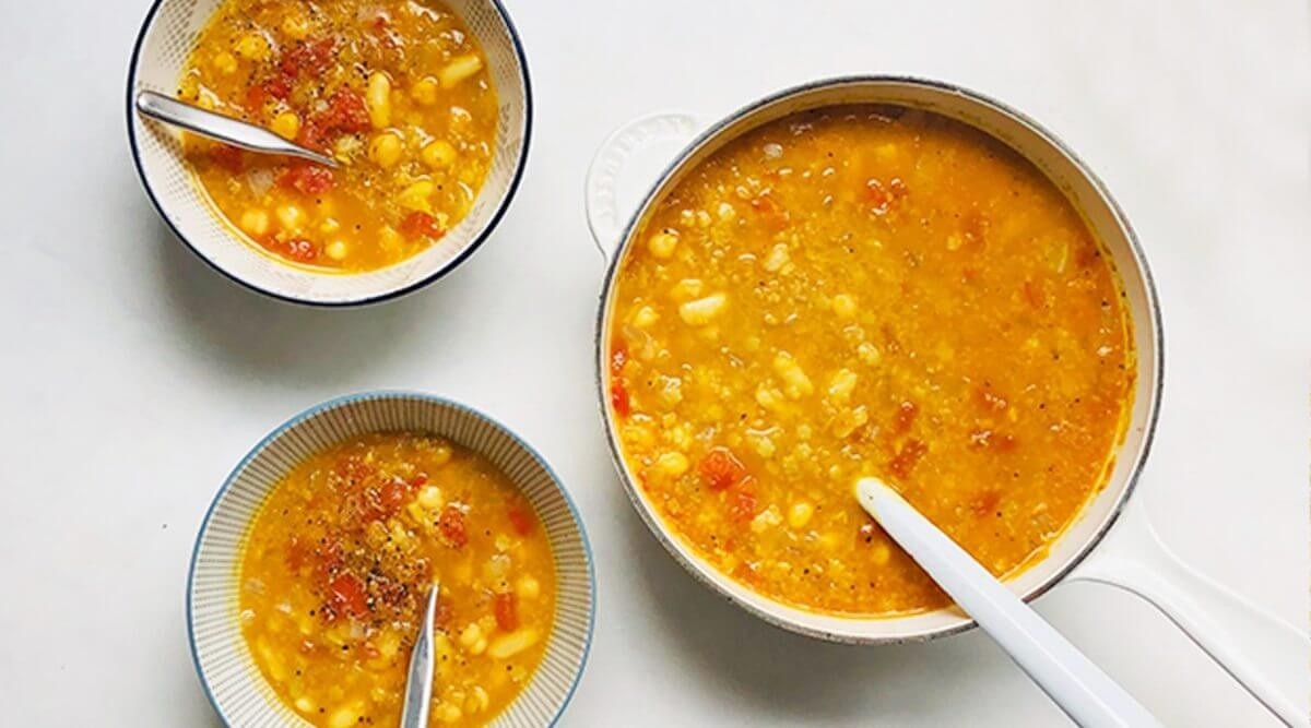 Chickpea & Stars Soup