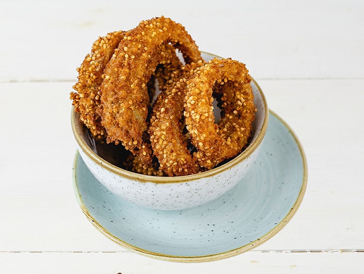 Quinoa Onion Rings